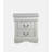 Louis Philippe white lacquer bedside table-918553408