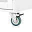 Chariot de rangement mobile pour îlot de cuisine sur roulettes avec plateau Dropleaf, porte-serviettes / épices, 2 tiroirs, armoire 2 portes, blanc