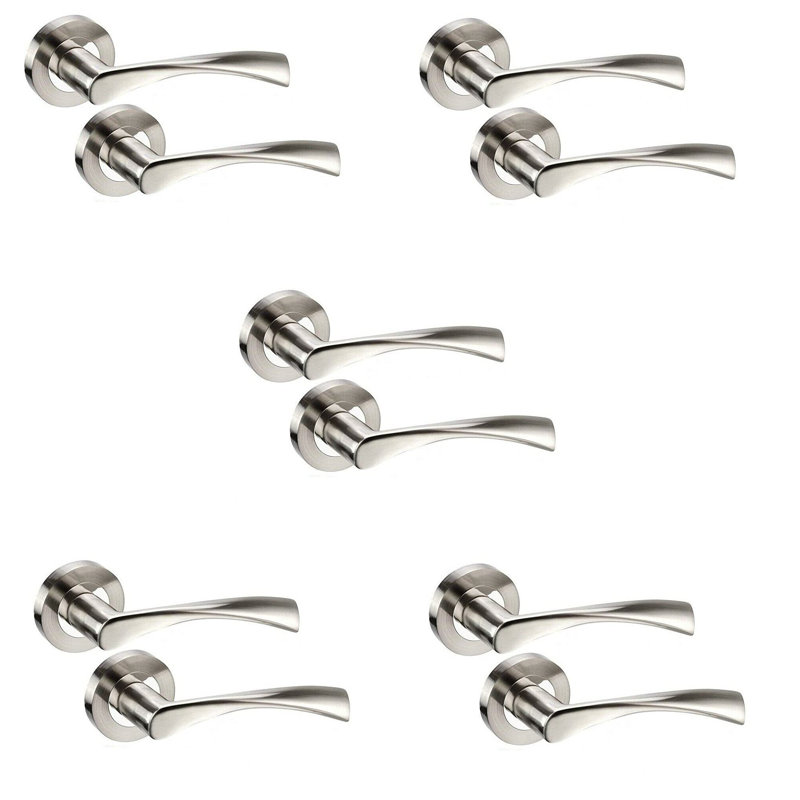 5 Pairs Astrid Design Classic Door Handle
