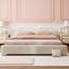 Modern Minimalist Upholstered Platform Bed Reliable support-1303610410