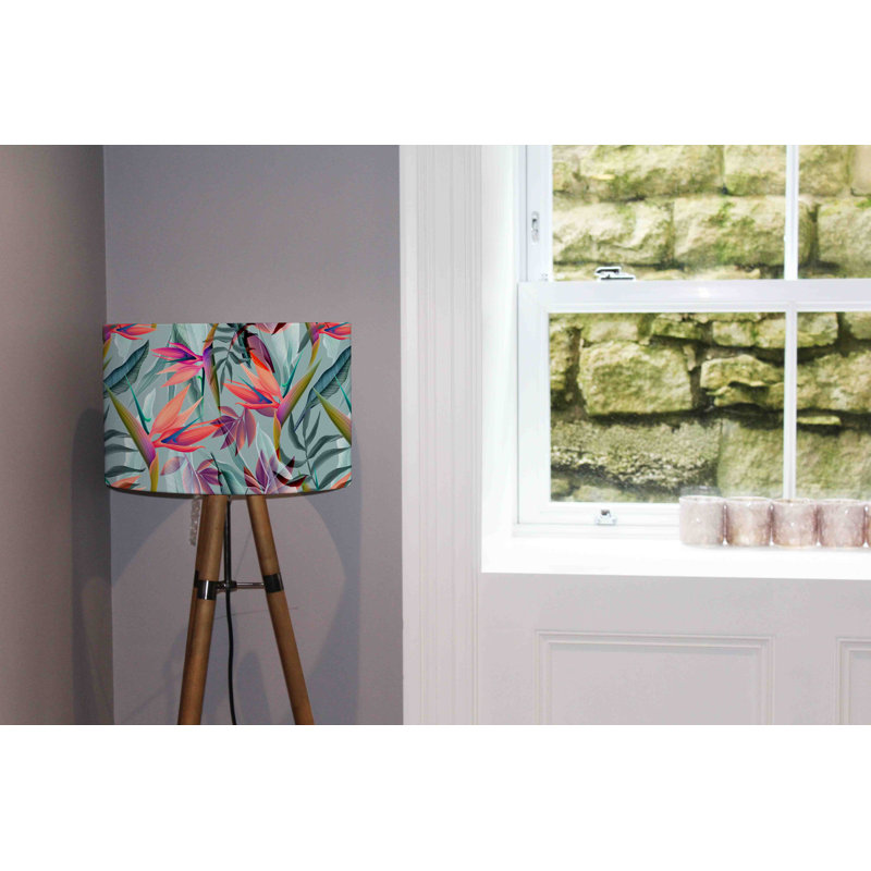Cotton Drum Lamp Shade ( Uno ), 25cm H x 40cm W x 40cm D