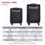(20+24) Two-Piece Suitcase Suitcase Set Oxford Trolley Case Without Password Lock Universal Wheel BLACK