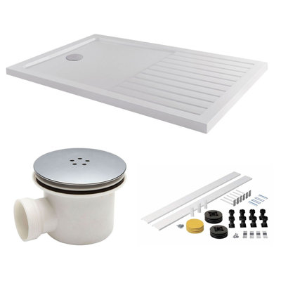  Stone Resin Shower Tray – White