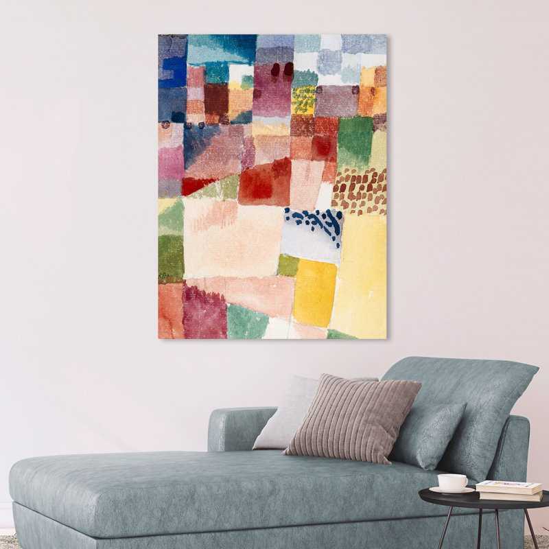 Motif From Hammamet by Paul Klee - Wrapped Canvas Print, 100cm H x 70cm W x 4cm D