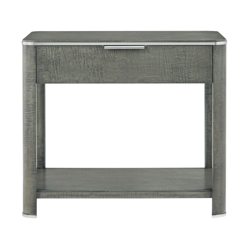 Hudson 1 - Drawer Solid Wood Nightstand