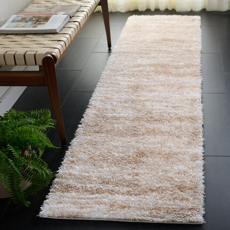 Kaleya Tahoe Shag Performance Abstract Rug, Runner 2' x 8'