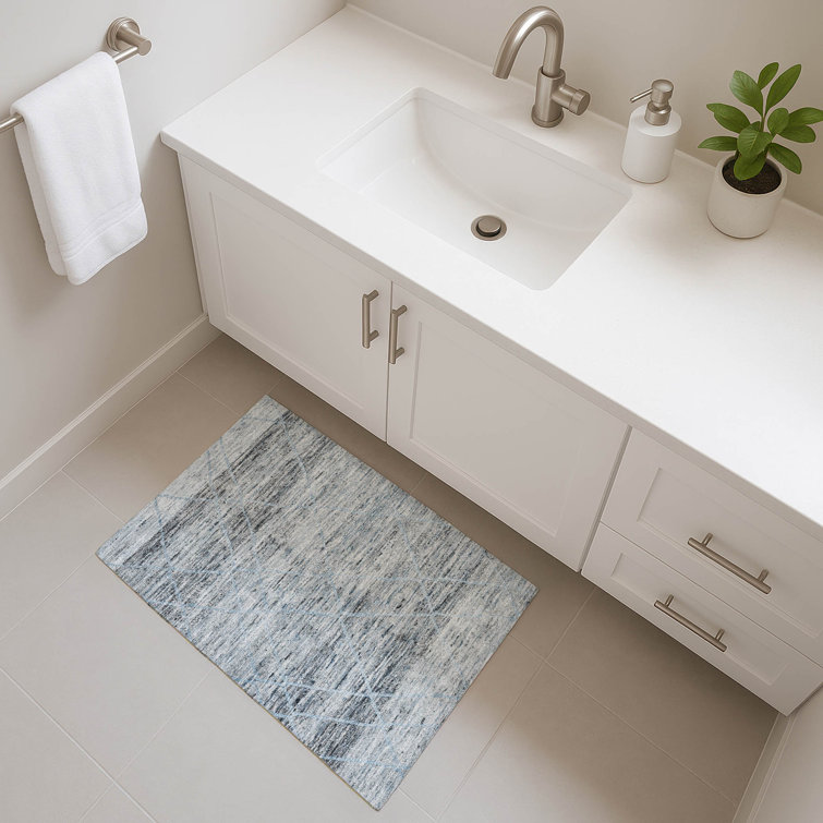 Premium Machine Washable Honig AMF1658 Diamonds Rug