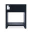 Table de chevet 1 tiroir Cleo Raffia, bleu marine Raphia-1805491040