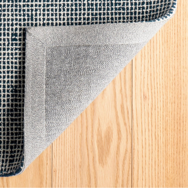 Matrix Ink Hand Tufted Wool Rug, Rectangle 6' x 9'