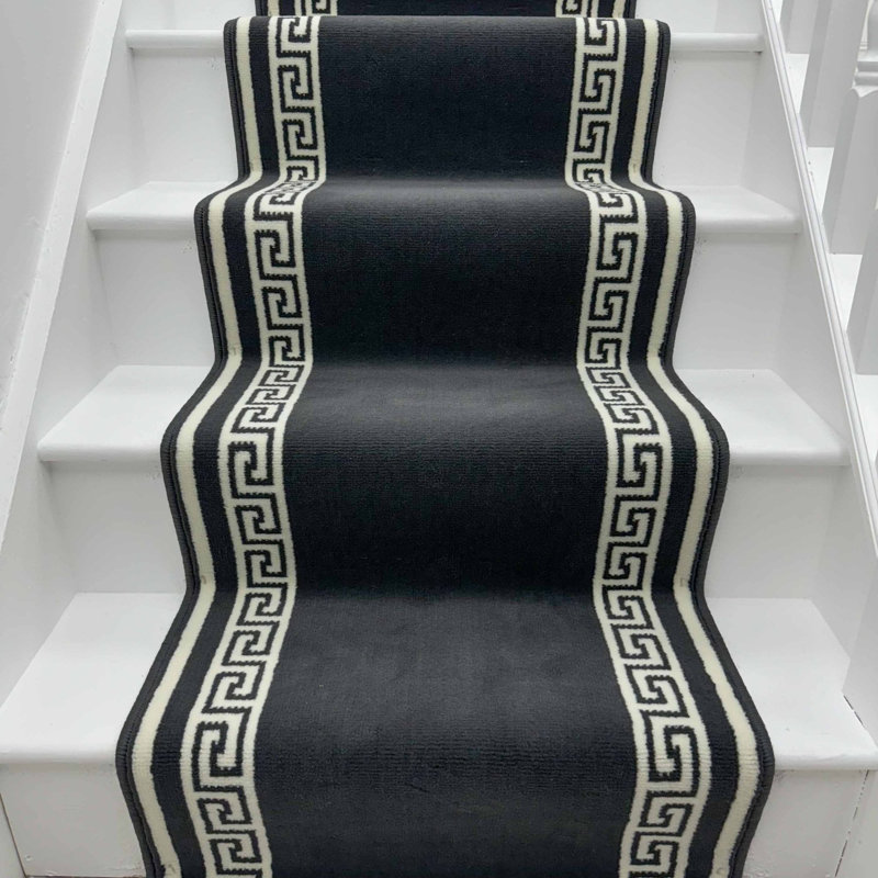 Stair Runner Geometric Area Rug, Runner 70 x 450 cm