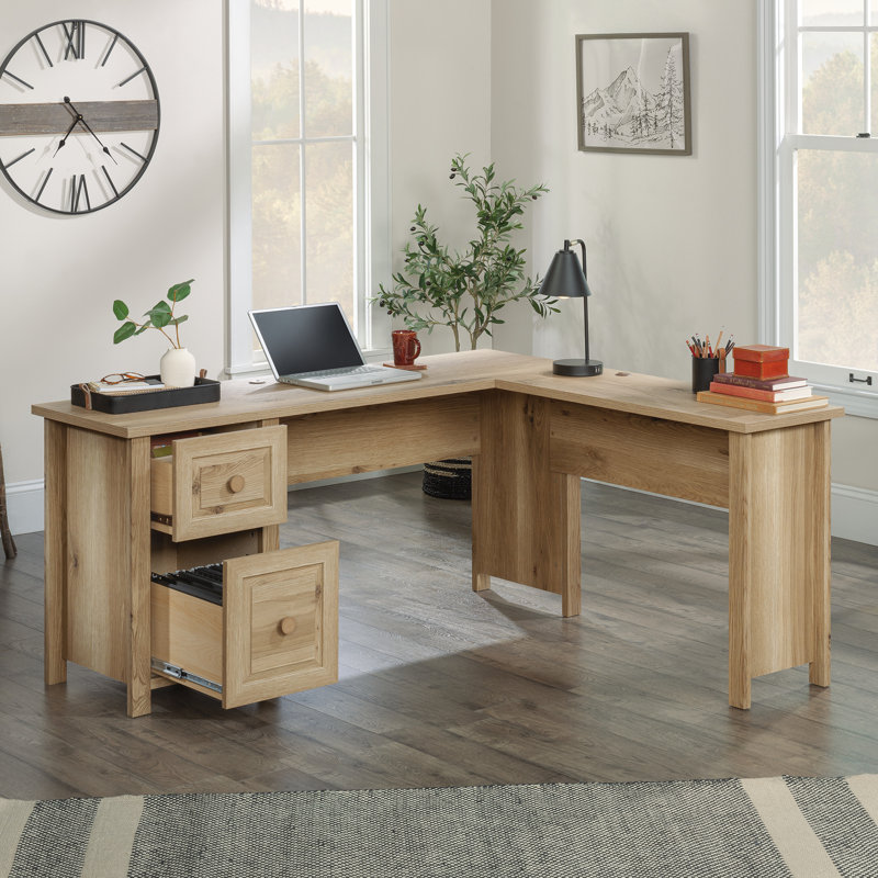 Cashan L-Shaped Computer Desk