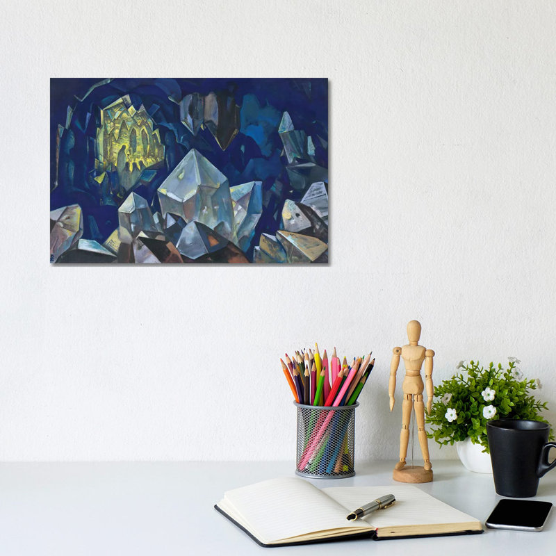 Most Sacred , 1933 by Nicholas Roerich - Wrapped Canvas Painting, 20.32 cm H x 30.48 cm W
