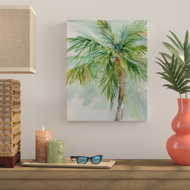 " Palm Breezes II ", 16" H x 20" W x 1.5" D