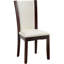 Mobilier de salle à manger de style contemporain et confortable en similicuir 2 pièces