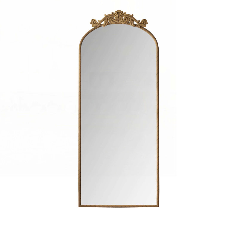 58"x24" Arched Full Body Mirror, Bronze