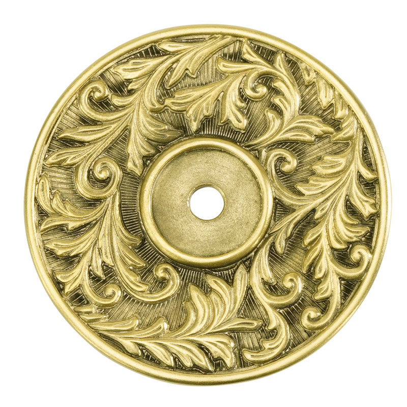 GLENDALE BACK PLATE; FLORENTINE  FINISH, Gold