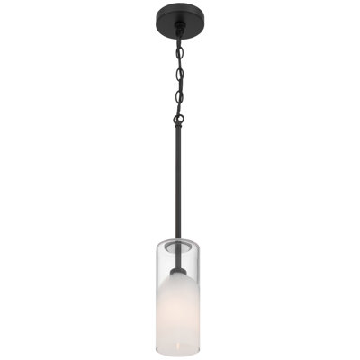 Ole' 1 Light Pendant - Matte Black Finish