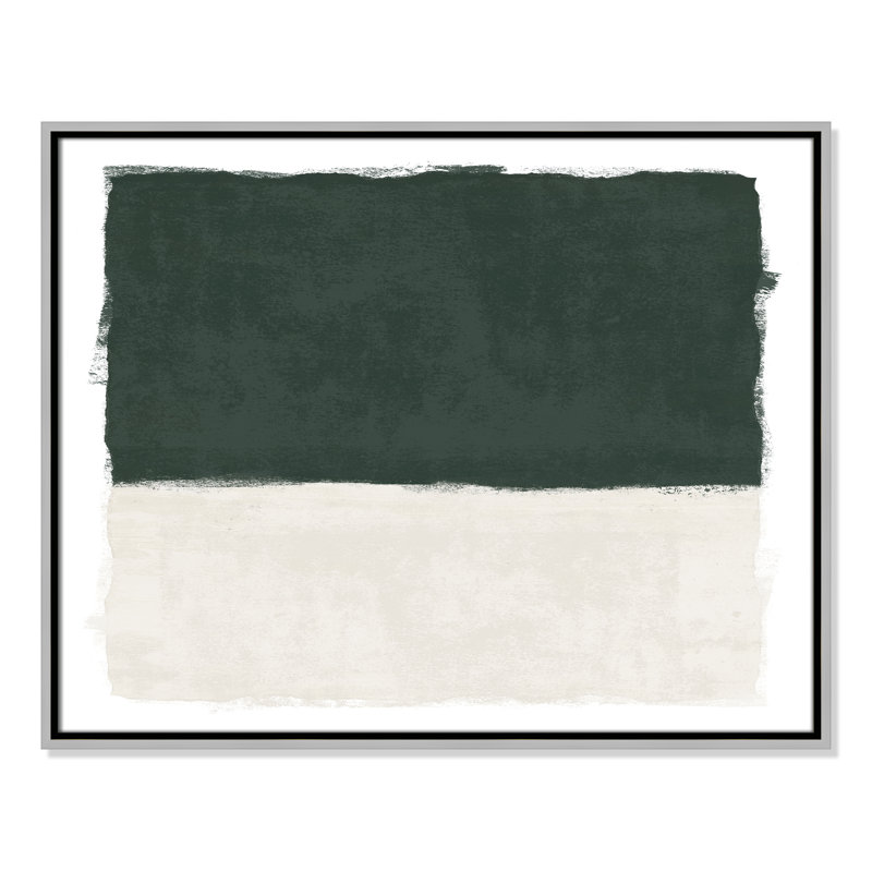 Primal Forest I - Landscape Version Print par Natalie Carpentieri, Framed Canvas, Silver Floater, 29.5'' W x 23.5'' H