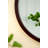 19.7" Circle Wall Mirror With Wooden Frame-1614302796