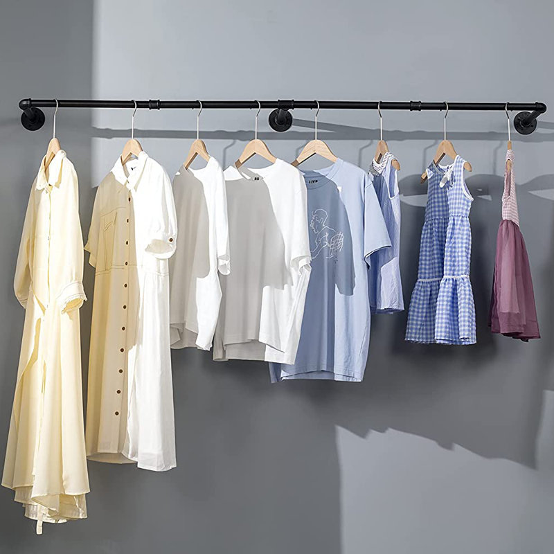 Haber 70'' Metal Clothing Rack