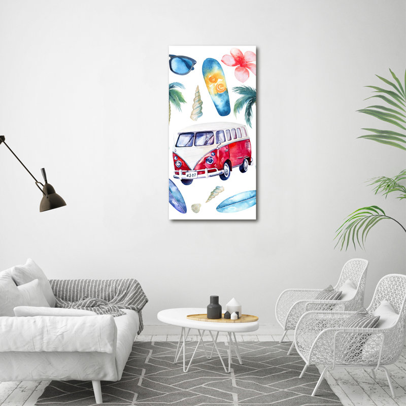 Surfer Set - Wrapped Canvas Print