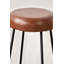 Cosimo Upholstered Counter Stool with Metal Frame-110955937