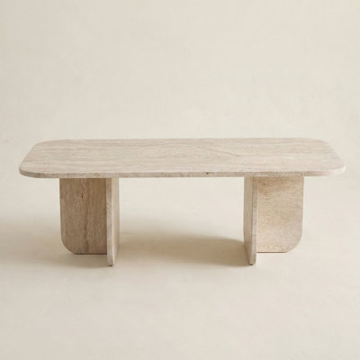 Elara Rectangular Sculptural Coffee Table