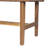 Elegant Wood Bench With Woven Pu Leather Seat For Bedroom Seating - 53.08 In Depth, 16.57 Width, 18.6 Lb Weight And Footrest, Lightweight