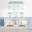 59" Storage Chest, Storage Bench Trunk with 2 Hinges, Wooden Box, Lift-Top Chest Organizer, Shoe Bench for Entryway, Bedroom, Living Room, White-282764360