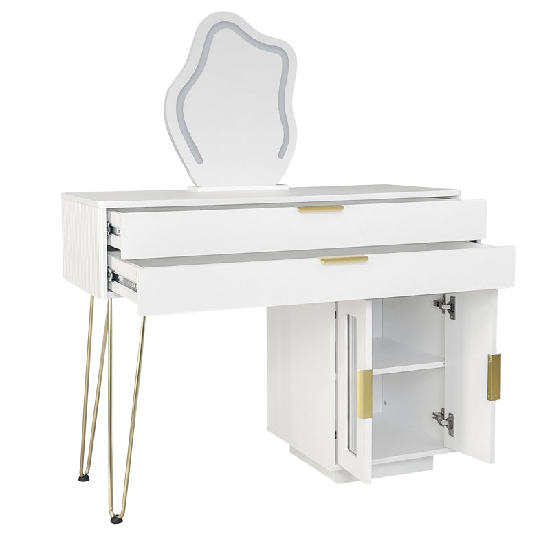 Ayzha Dressing Table with Mirror