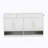 Sideboard With 3 Drawers And 4 Doors, Storage Buffet With Adjustable Shelf And Open Storage Compartments-659356490