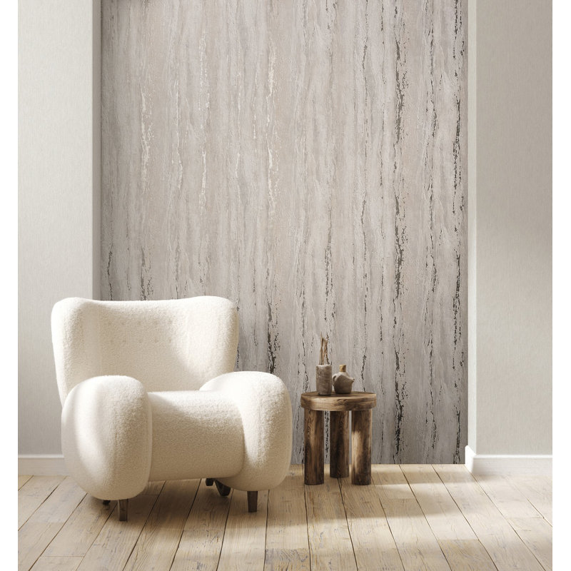 City Romance Industrial Wallpaper, Beige Orange