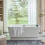 Baignoire de trempage autoportante en acrylique 59 po x 30 po Elena-84363955