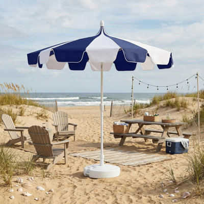 10 pi. Parasol de pagode de patio avec manivelle et inclinaison réglable