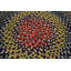 Antique Braided American Allover Knotted Rug