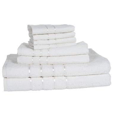  RUVANTI Bath Towels 4 Pcs (27x54 Inch, Cream) 100