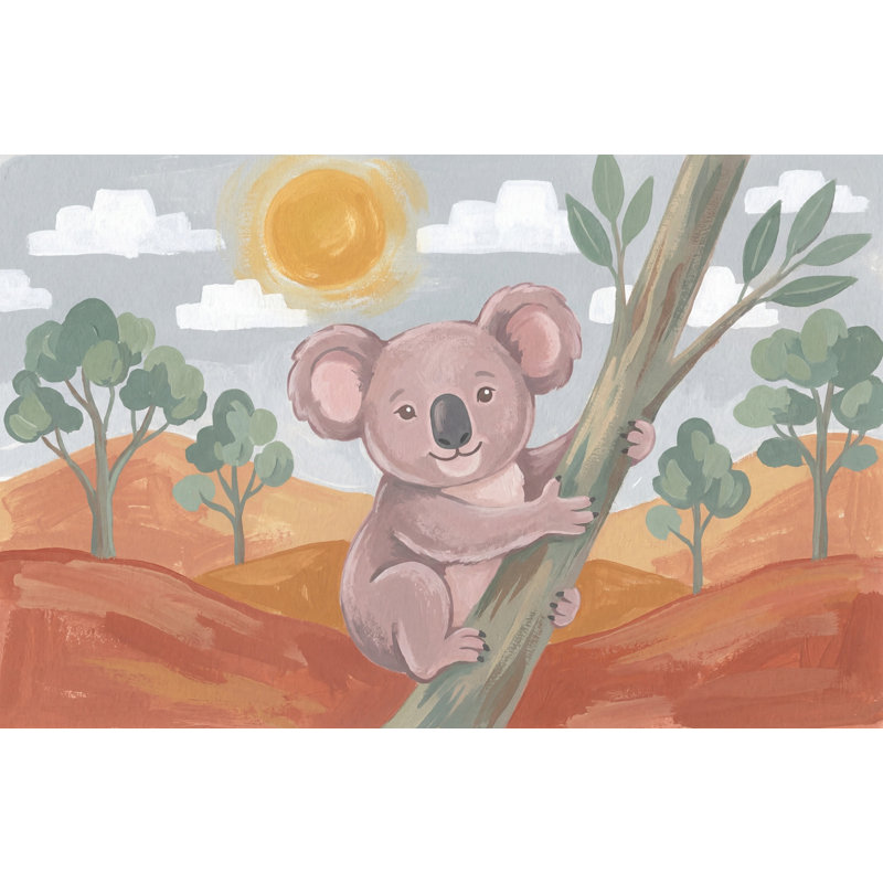 Papier peint Koala Eucalyptus australien, Non tissé, 200 po x 120 po
