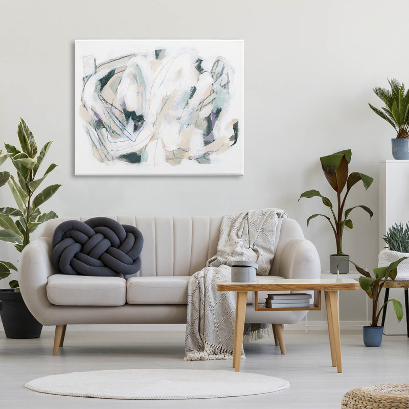«Busy Abstract Lines Composition», art mural par June Erica Vess, H 36 po x l 48 po x P 1,5 po