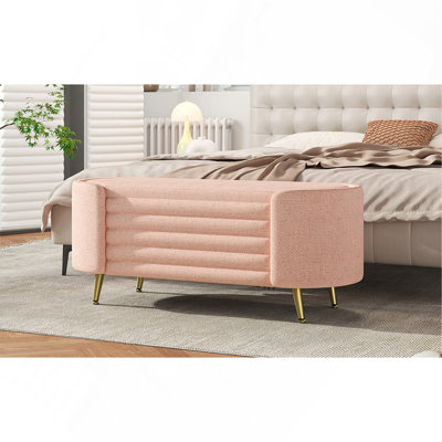 Banc de rangement rembourré Modern End