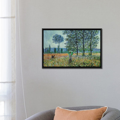 " Felder Im Frühling " by Claude Monet