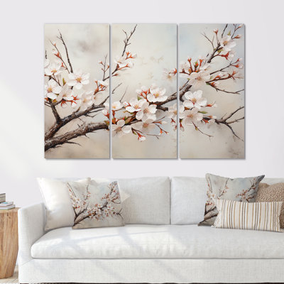 Minimalisme sur fond de cerisier beige II