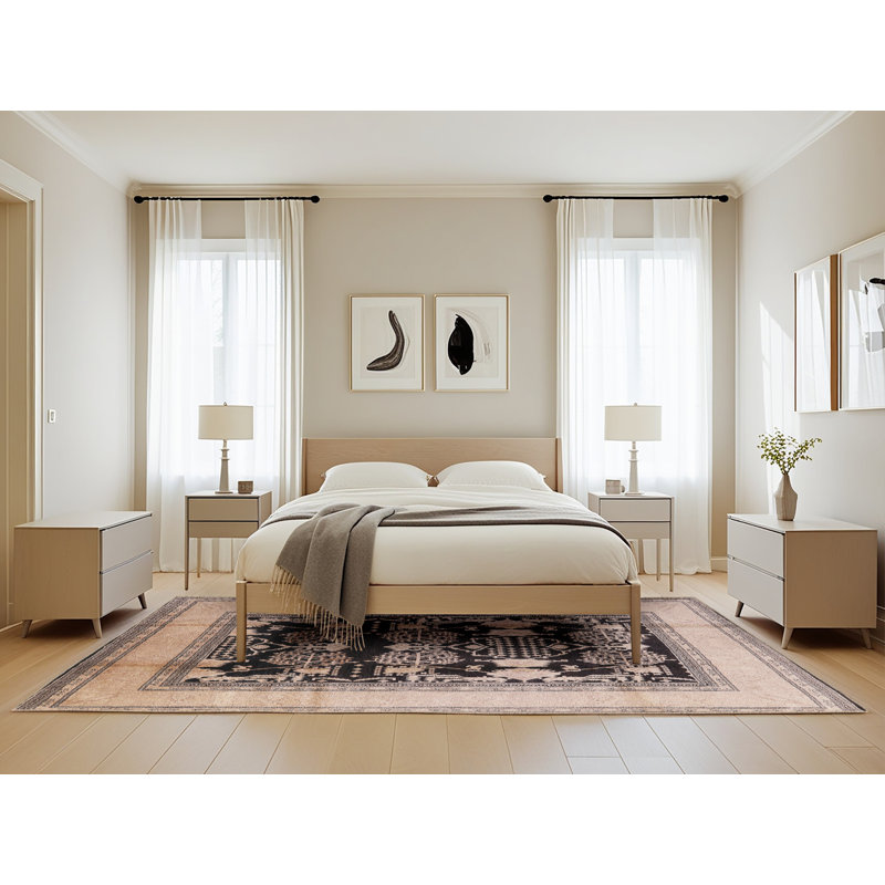 Svioandi Oriental Indoor Rug, Rectangle 5' x 8'