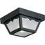 Bracken One - Light 8.25" White Indoor Outdoor Flush Mount-24443431