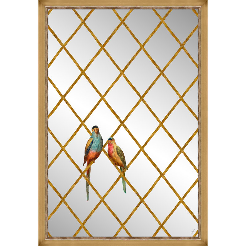 The Gilded Cage I Mirror, 72" H x 48" W