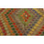 Tapis mauve/gris en laine fait main kilim one-of-kind Sinclair