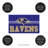 16" x 28" Baltimore Ravens Outdoor Embossed Mat