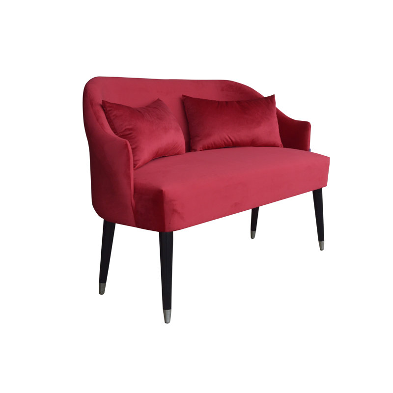 Emi 2 Seater Loveseat, Red