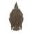 6.5x6.3x12" Meditating Buddha Head Sculpture, Large