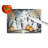 Ghosts Spooky Halloween Glass Cutting Board Large