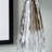 27" Crystal Table Lamp With White Shade
